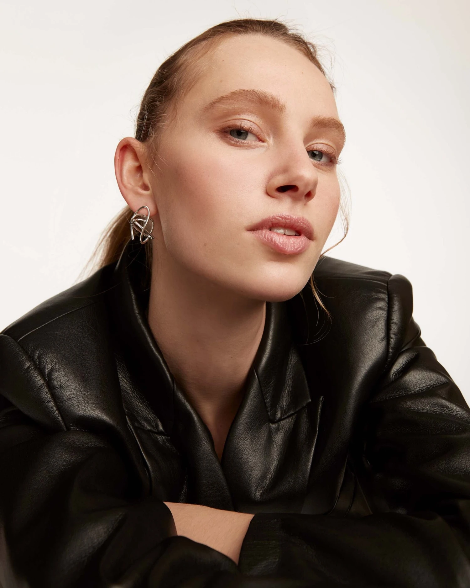 Esha Silver Earrings 3 Esha Silver Earrings - Image 3