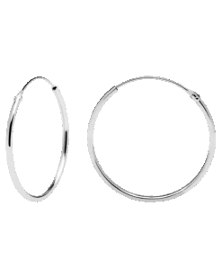 Large Hoops Silver 10 Large Hoops Silver -Fashion Accessories AR02 133 U 3 scaled