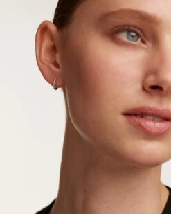 White Mini Hoops Silver -Fashion Accessories AR02 134 U beauty2 7dc0af68 1131 4045 89fe 7f6f250f1b6f