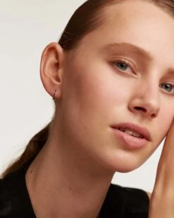 Black Mini Hoops Silver 8 Black Mini Hoops Silver -Fashion Accessories AR02 170 U 0 scaled