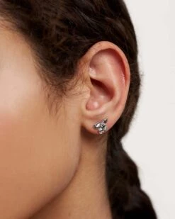 Narcise Silver Earrings -Fashion Accessories AR02 191 U 2 scaled