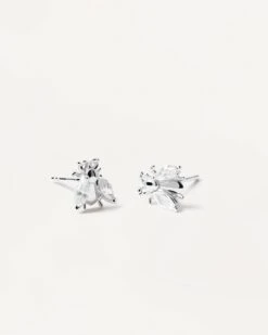 Buzz Silver Earrings -Fashion Accessories AR02 311 U 4