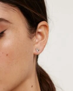 Buzz Silver Earrings -Fashion Accessories AR02 311 U grid2 c76a9567 d7ab 462b 9219 d4125085c641