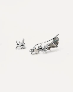 Revery Silver Earrings -Fashion Accessories AR02 321 U alt6