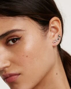 Revery Silver Earrings -Fashion Accessories AR02 321 U grid2 8e50754e 984c 4e50 92fa babd1d53c5f6