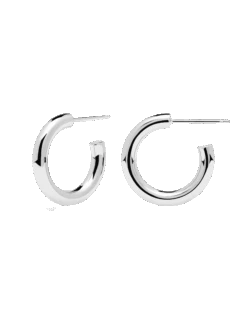 Medium Cloud Silver Earrings -Fashion Accessories AR02 377 U 5 scaled