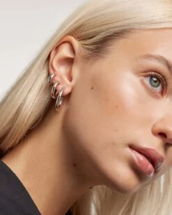 Supreme Cloud Silver Earrings -Fashion Accessories AR02 378 U 7 scaled