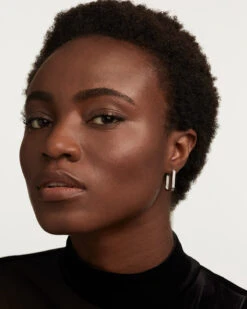 Super Nova Silver Earrings -Fashion Accessories AR02 503 U beauty2