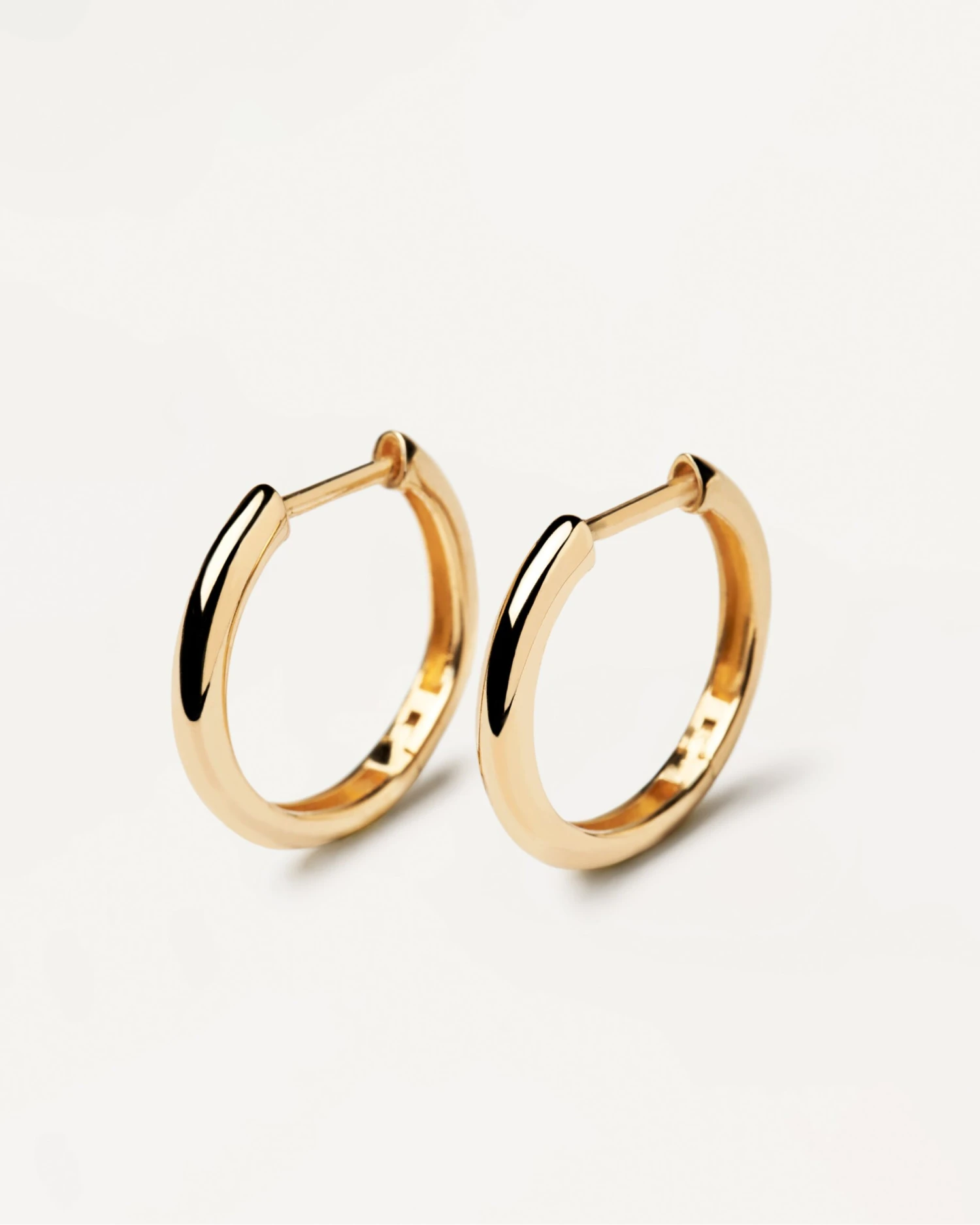 Gold Bold Medium Hoops 1 Gold Bold Medium Hoops