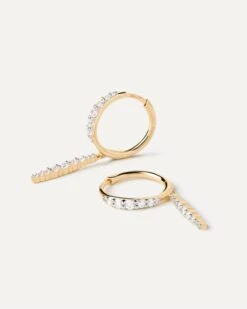 Diamonds And Gold Kate Drop Hoops -Fashion Accessories AR05 A25 U alt1 2 scaled
