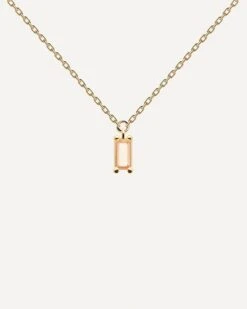 Peach Asana Necklace