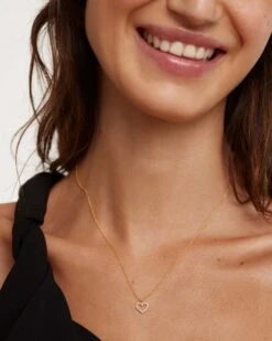 White Heart Necklace -Fashion Accessories CO01 220 U 2 scaled