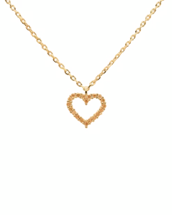 Champagne Heart Necklace