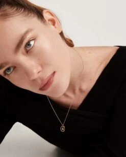 Letter A Necklace -Fashion Accessories CO01 260 U 6 scaled