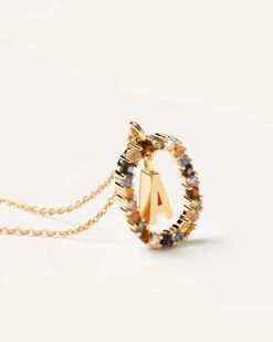 Letter A Necklace -Fashion Accessories CO01 260 U 8 scaled