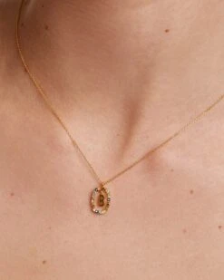 Letter B Necklace -Fashion Accessories CO01 261 U 0 scaled