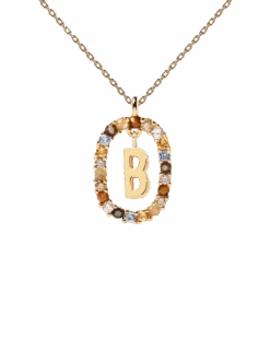 Letter B Necklace -Fashion Accessories CO01 261 U 5 scaled