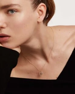 Letter C Necklace -Fashion Accessories CO01 262 U 0 scaled