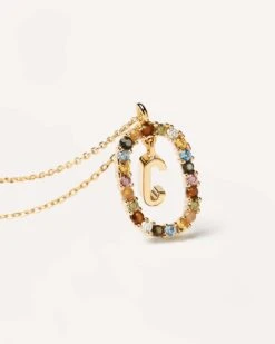 Letter C Necklace -Fashion Accessories CO01 262 U 5 scaled