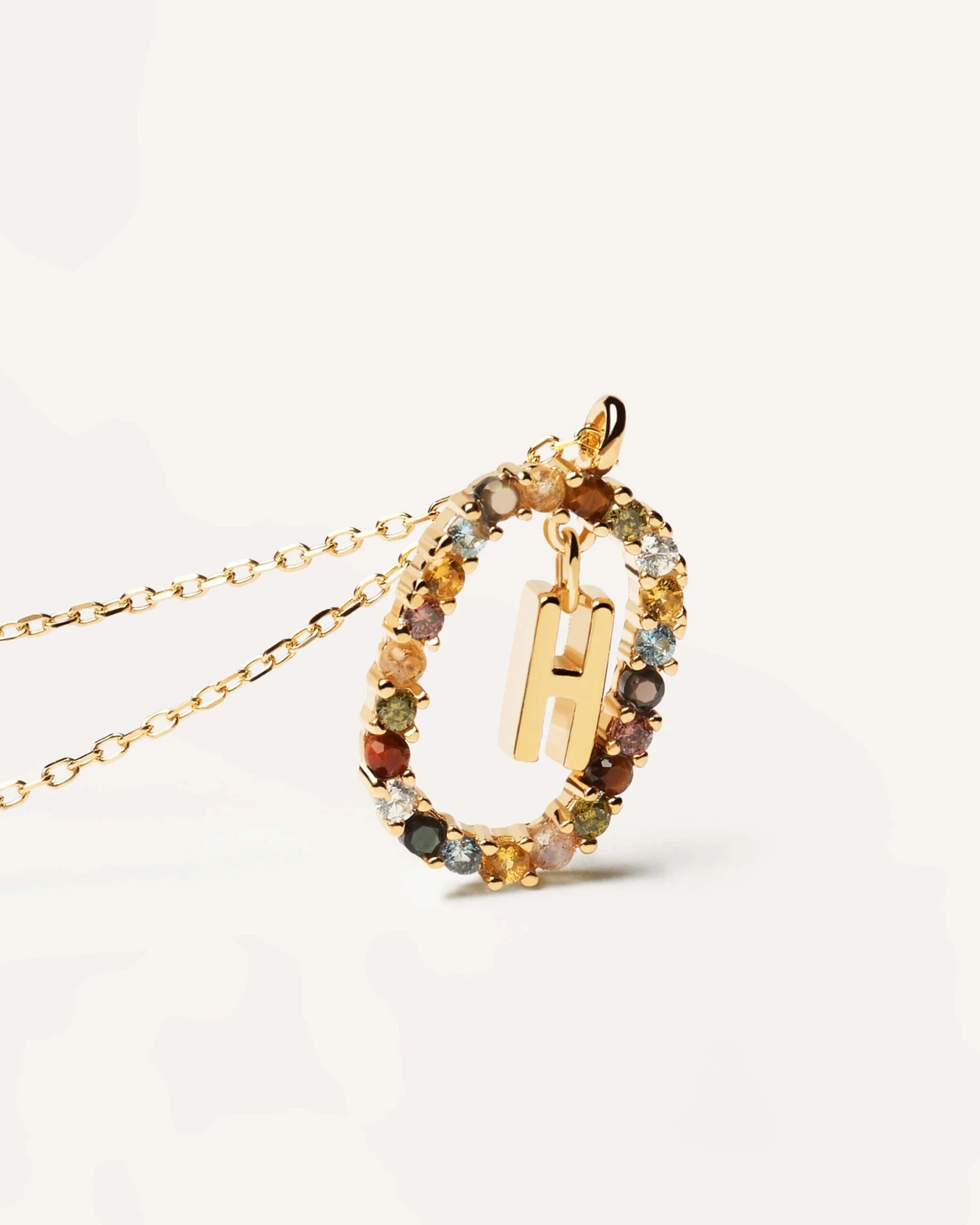 Letter H Necklace 3 Letter H Necklace - Image 3