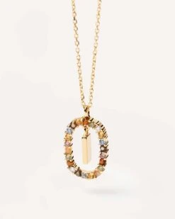Letter I Necklace