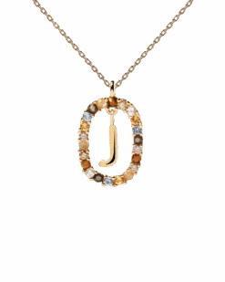 Letter J Necklace -Fashion Accessories CO01 269 U 0 scaled