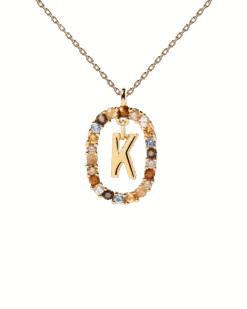 Letter K Necklace -Fashion Accessories CO01 270 U 0 scaled