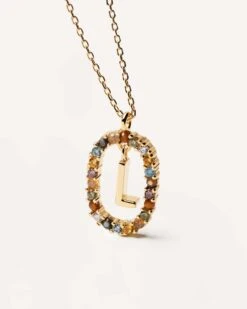 Letter L Necklace -Fashion Accessories CO01 271 U 3 scaled