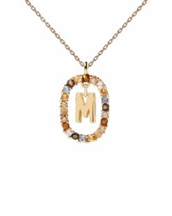 Letter M Necklace 13 Letter M Necklace -Fashion Accessories CO01 272 U 0 scaled