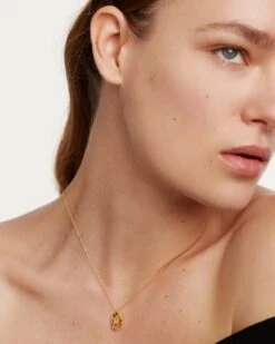 Letter M Necklace 12 Letter M Necklace -Fashion Accessories CO01 272 U 3 scaled