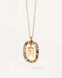 Letter M Necklace