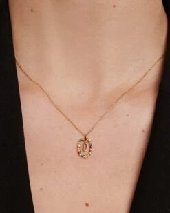 Letter O Necklace 11 Letter O Necklace -Fashion Accessories CO01 274 U 2 scaled