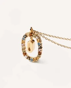 Letter O Necklace 10 Letter O Necklace -Fashion Accessories CO01 274 U 4 scaled