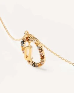 Letter Q Necklace -Fashion Accessories CO01 276 U 3 scaled