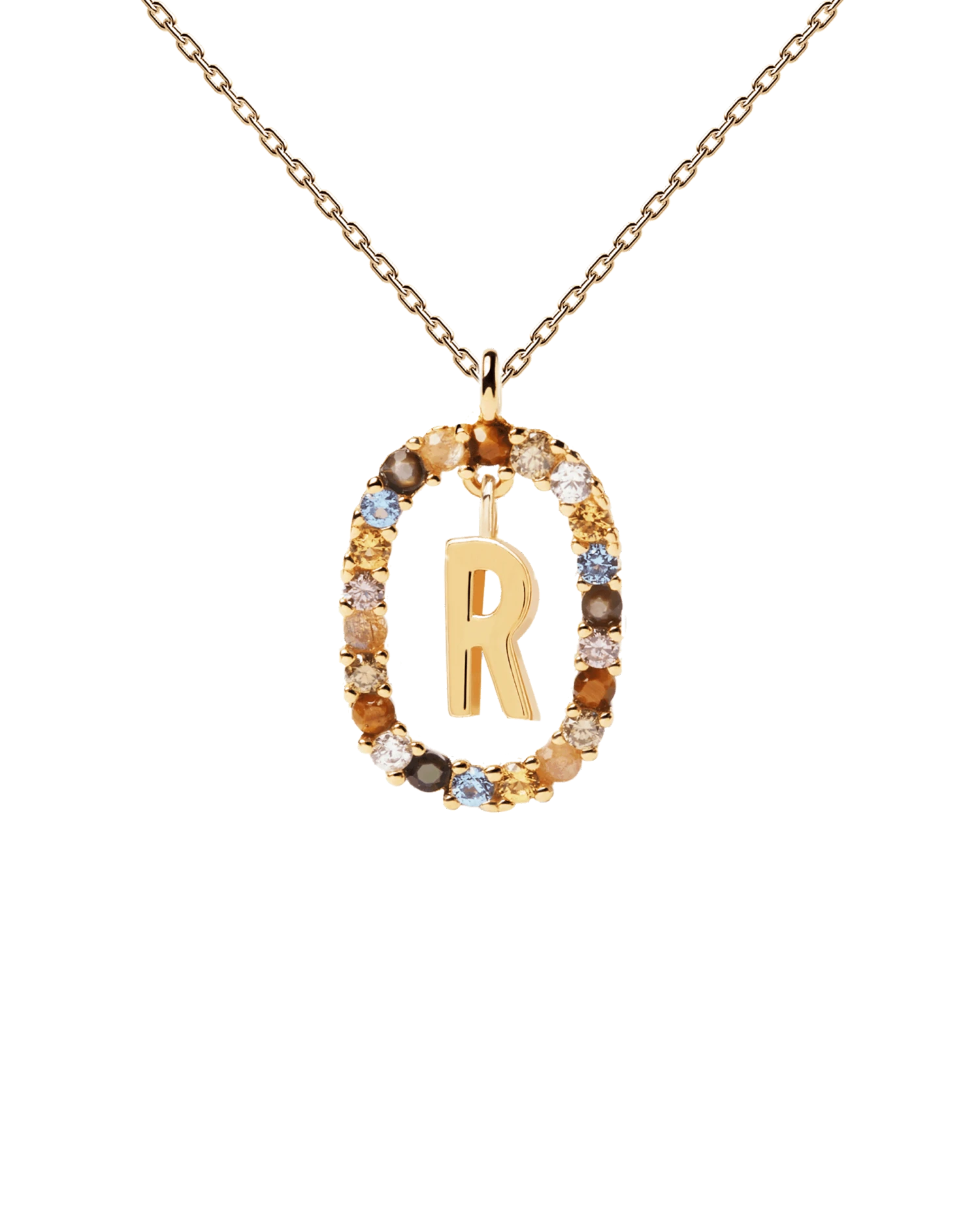 Letter R Necklace 5 Letter R Necklace - Image 5