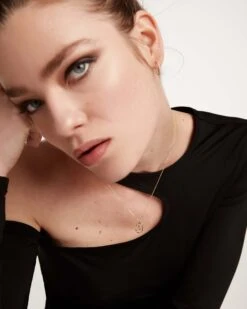 Letter S Necklace -Fashion Accessories CO01 278 U 1 scaled