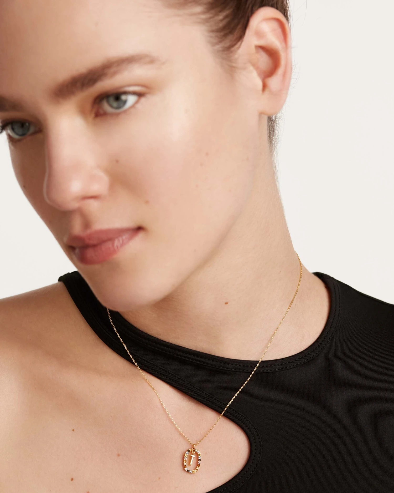 Letter T Necklace 2 Letter T Necklace - Image 2