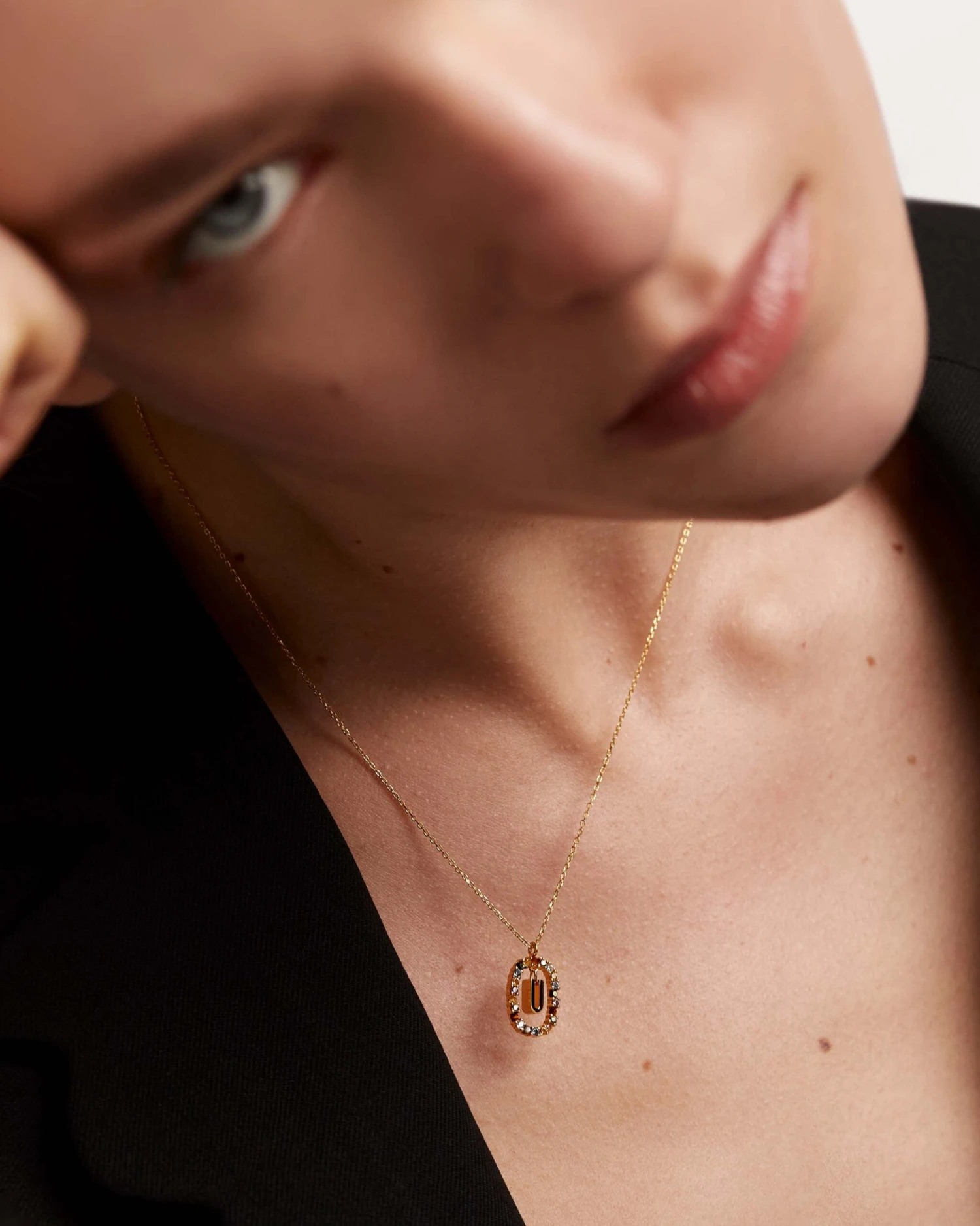 Letter U Necklace 2 Letter U Necklace - Image 2