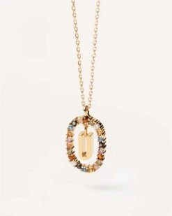 Letter U Necklace
