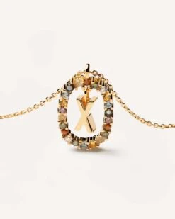 Letter X Necklace -Fashion Accessories CO01 283 U 3 scaled