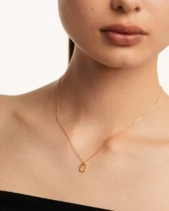 Mini Letter T Necklace -Fashion Accessories CO01 531 U beauty1