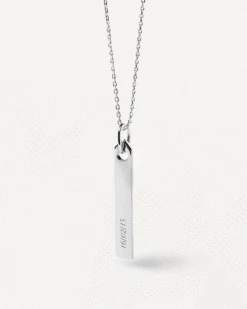 Flame Silver Necklace -Fashion Accessories CO02 093 U