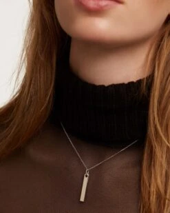 Flame Silver Necklace -Fashion Accessories CO02 093 U 1 scaled