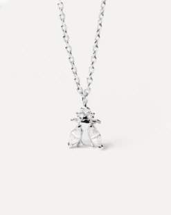 Buzz Silver Necklace -Fashion Accessories CO02 233 U 2