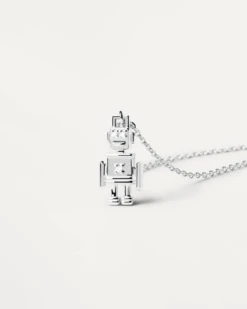 Robert Silver Necklace -Fashion Accessories CO02 412 U alt2