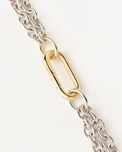 Double Beat Chain Necklace -Fashion Accessories CO02 626 U alt3 scaled