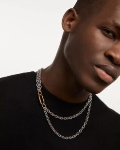 Double Beat Chain Necklace -Fashion Accessories CO02 626 U beauty6 scaled