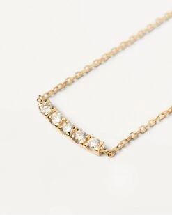 Diamonds And Gold Eternity Necklace -Fashion Accessories CO05 005 U alt9 scaled