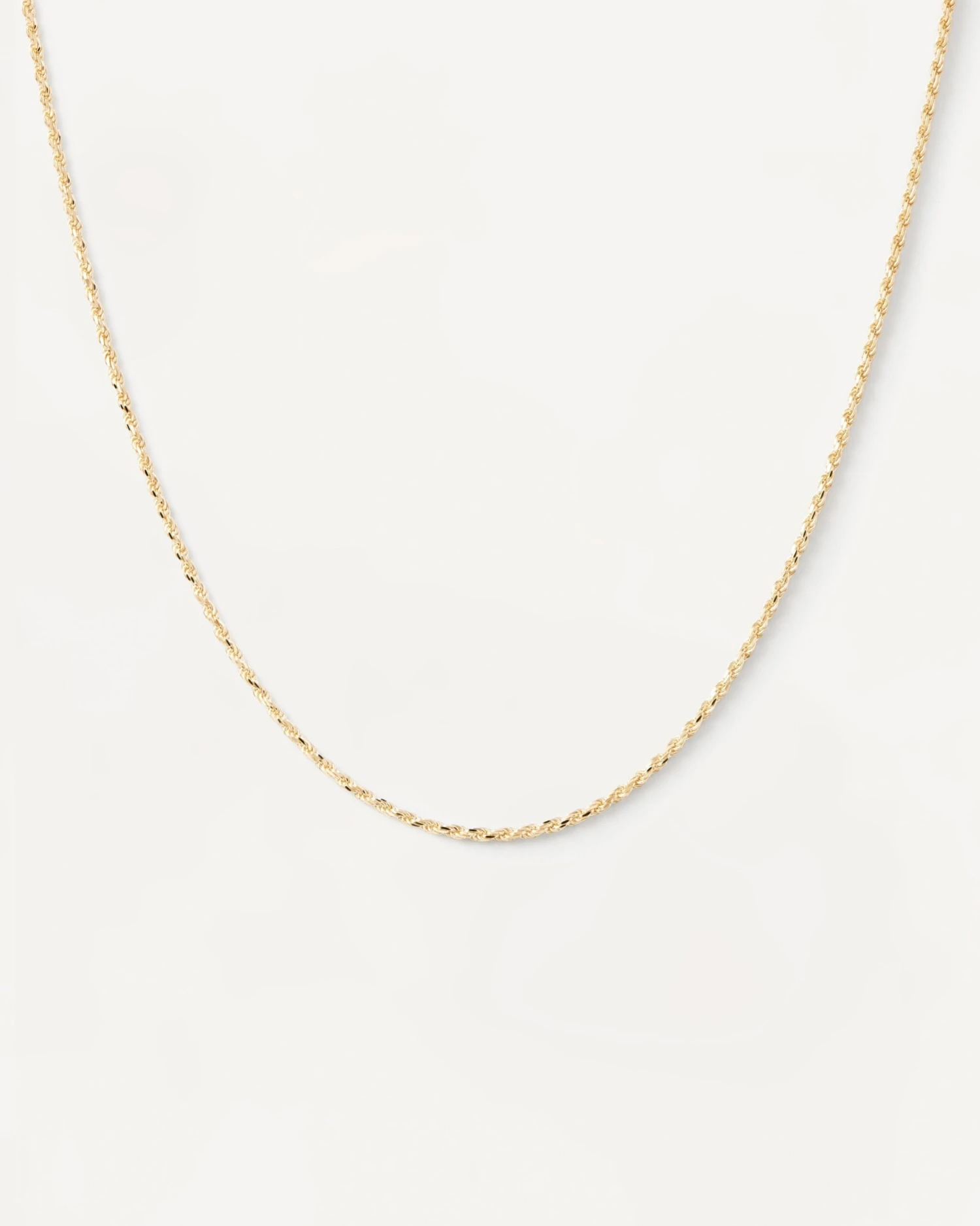 Gold Rope Chain Necklace 5 Gold Rope Chain Necklace - Image 5