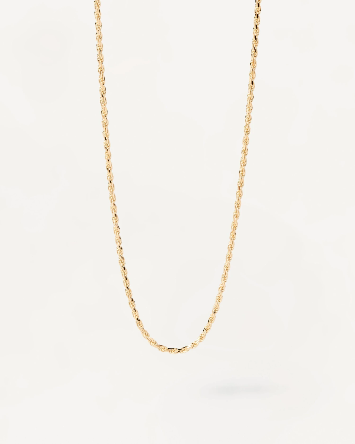 Gold Rope Chain Necklace 1 Gold Rope Chain Necklace